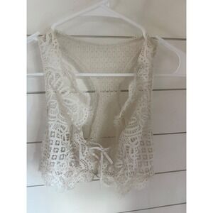 Victoria's Secret Dream Angels Lace Bralette Cream XS S Racerback